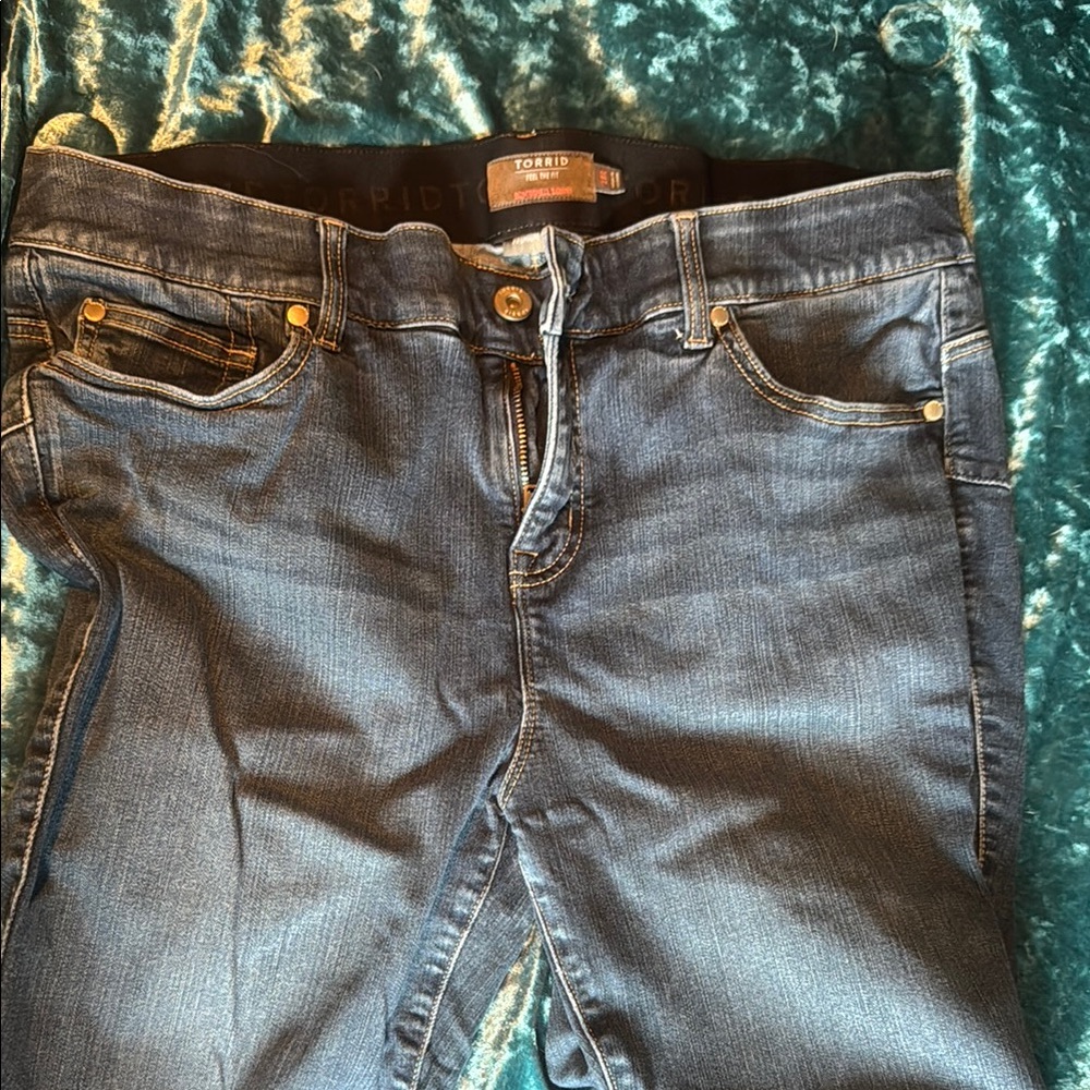 Torrid Blue Jeggings with Classic Denim Style